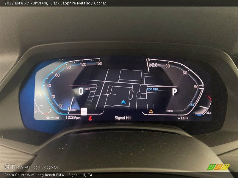 Black Sapphire Metallic / Cognac 2022 BMW X7 xDrive40i