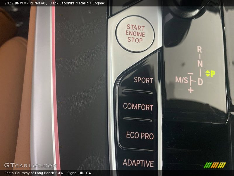 Black Sapphire Metallic / Cognac 2022 BMW X7 xDrive40i