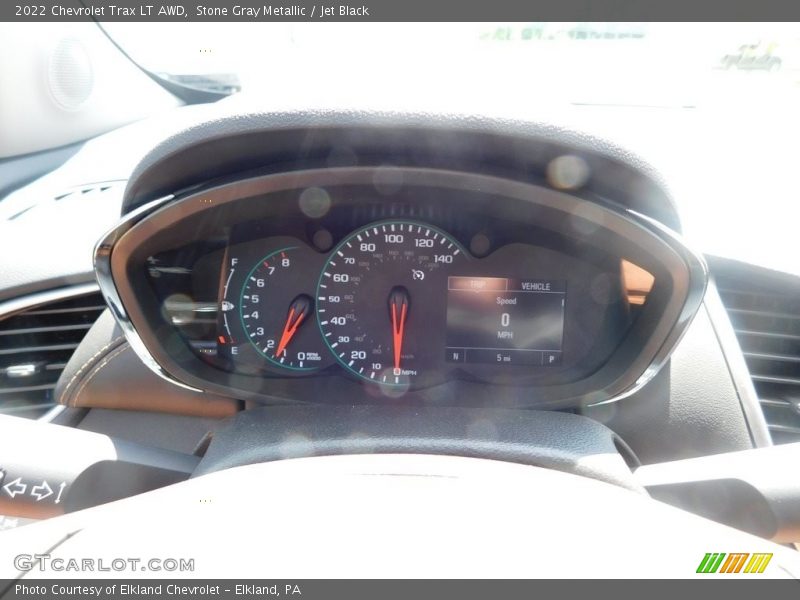 Stone Gray Metallic / Jet Black 2022 Chevrolet Trax LT AWD
