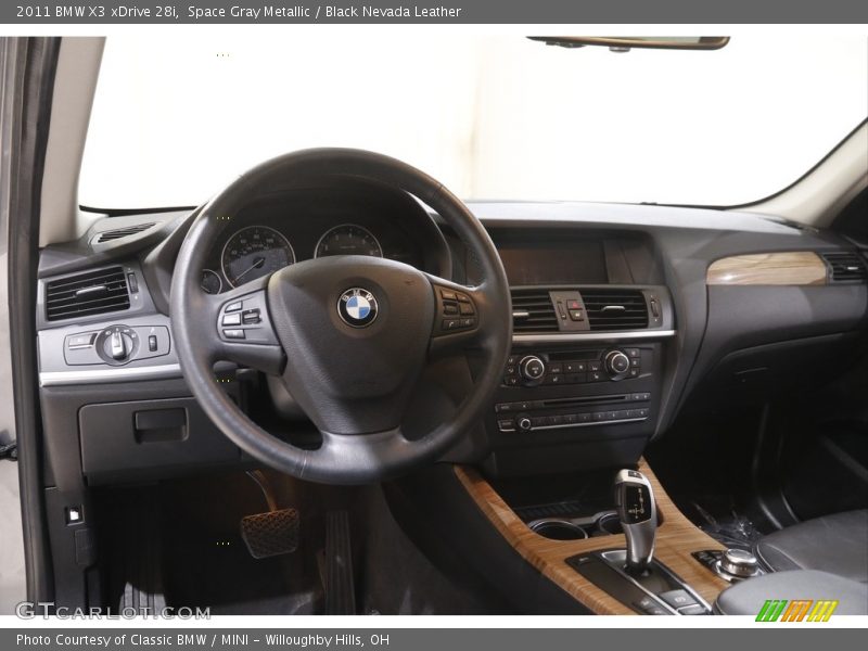 Space Gray Metallic / Black Nevada Leather 2011 BMW X3 xDrive 28i