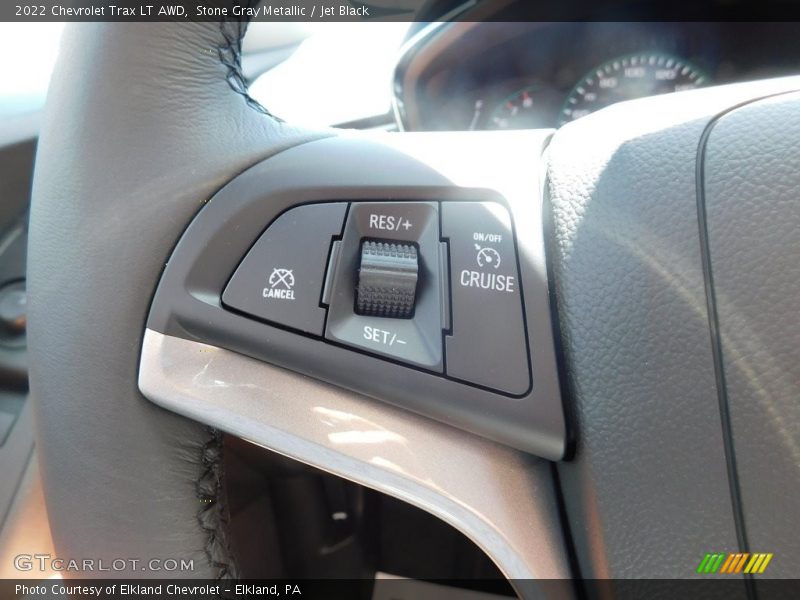 Stone Gray Metallic / Jet Black 2022 Chevrolet Trax LT AWD