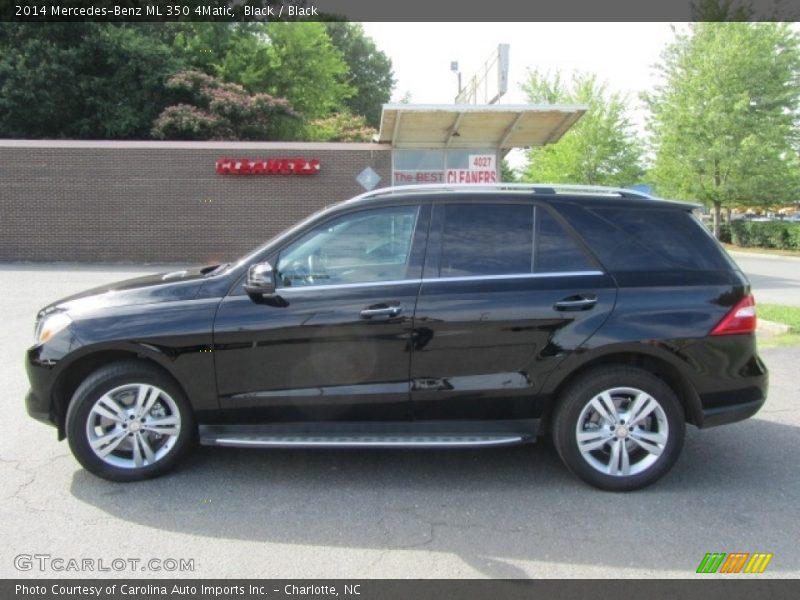 Black / Black 2014 Mercedes-Benz ML 350 4Matic