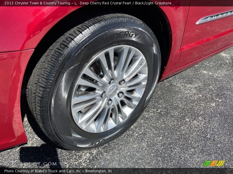 Deep Cherry Red Crystal Pearl / Black/Light Graystone 2013 Chrysler Town & Country Touring - L