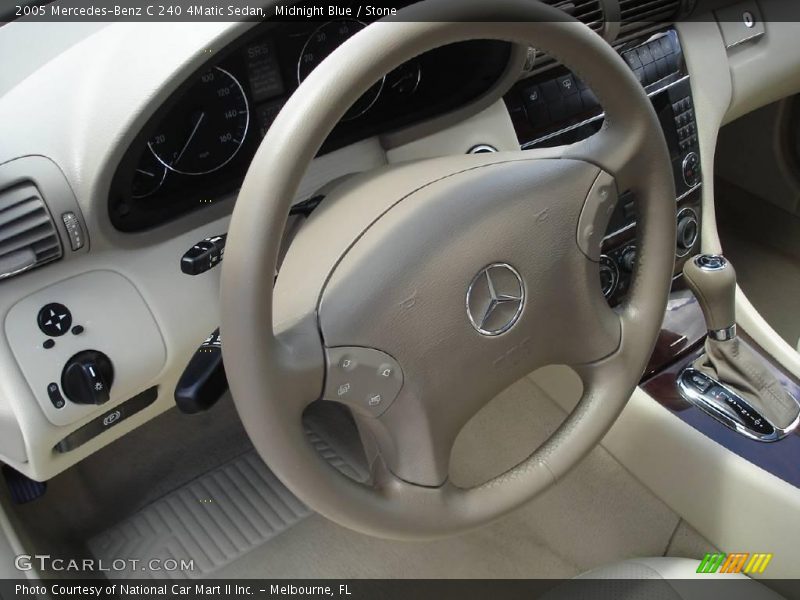 Midnight Blue / Stone 2005 Mercedes-Benz C 240 4Matic Sedan