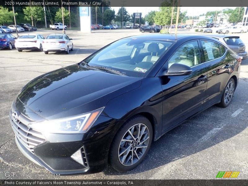 Phantom Black / Gray 2020 Hyundai Elantra Limited