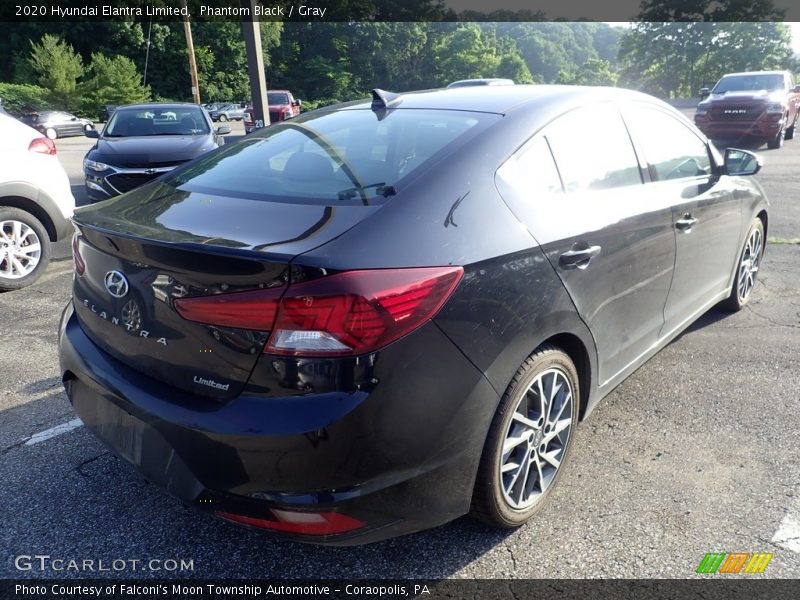 Phantom Black / Gray 2020 Hyundai Elantra Limited