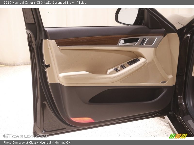 Door Panel of 2019 Genesis G80 AWD