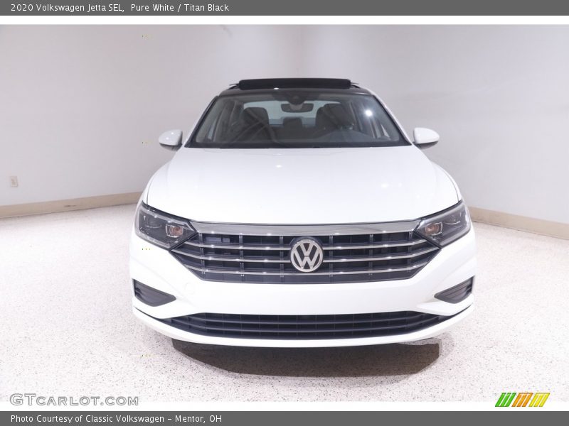 Pure White / Titan Black 2020 Volkswagen Jetta SEL
