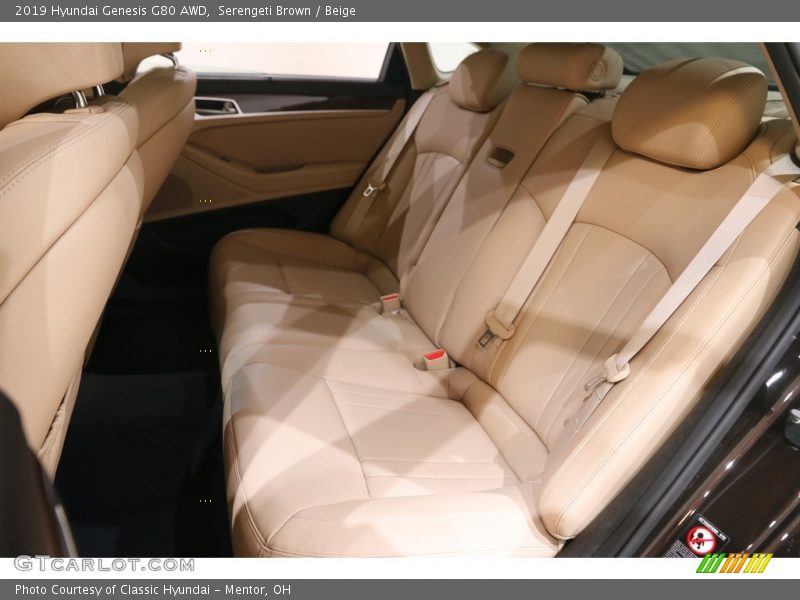 Serengeti Brown / Beige 2019 Hyundai Genesis G80 AWD
