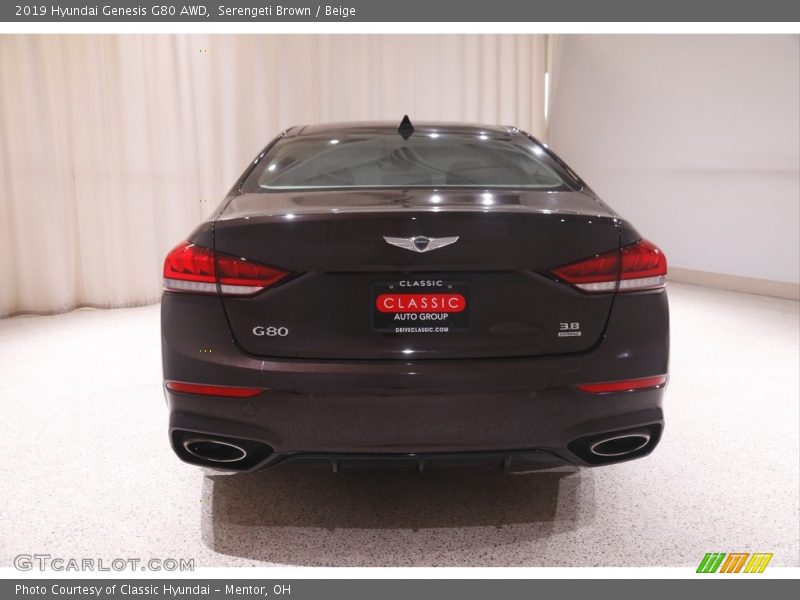 Serengeti Brown / Beige 2019 Hyundai Genesis G80 AWD