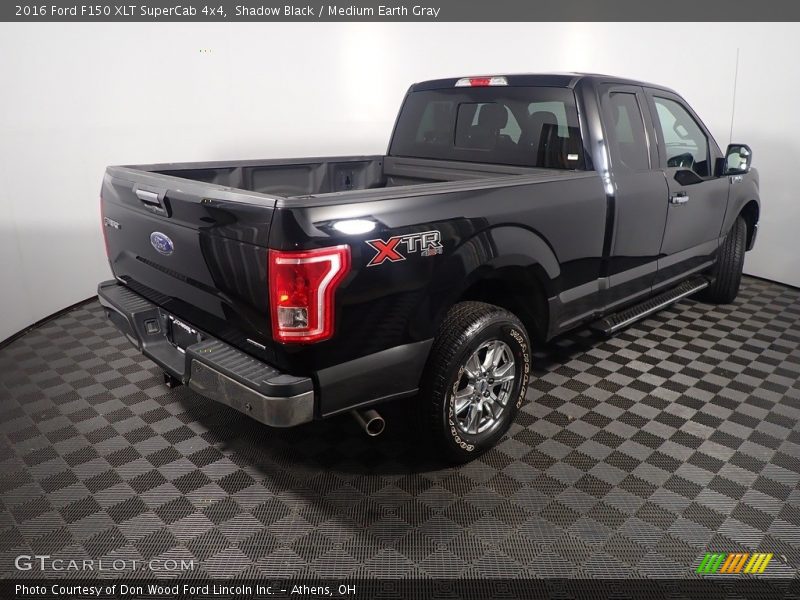 Shadow Black / Medium Earth Gray 2016 Ford F150 XLT SuperCab 4x4