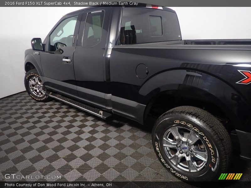 Shadow Black / Medium Earth Gray 2016 Ford F150 XLT SuperCab 4x4