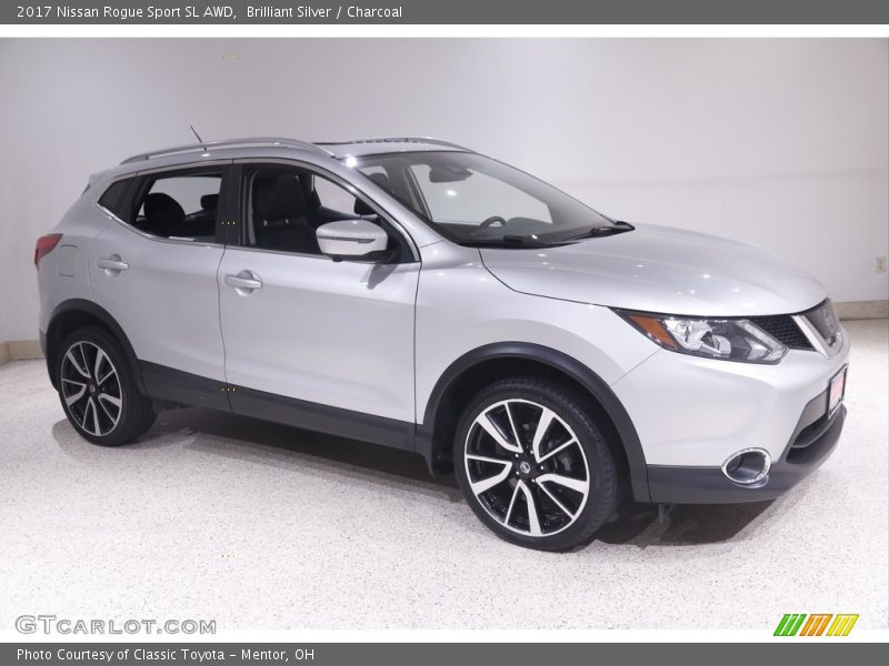 Brilliant Silver / Charcoal 2017 Nissan Rogue Sport SL AWD