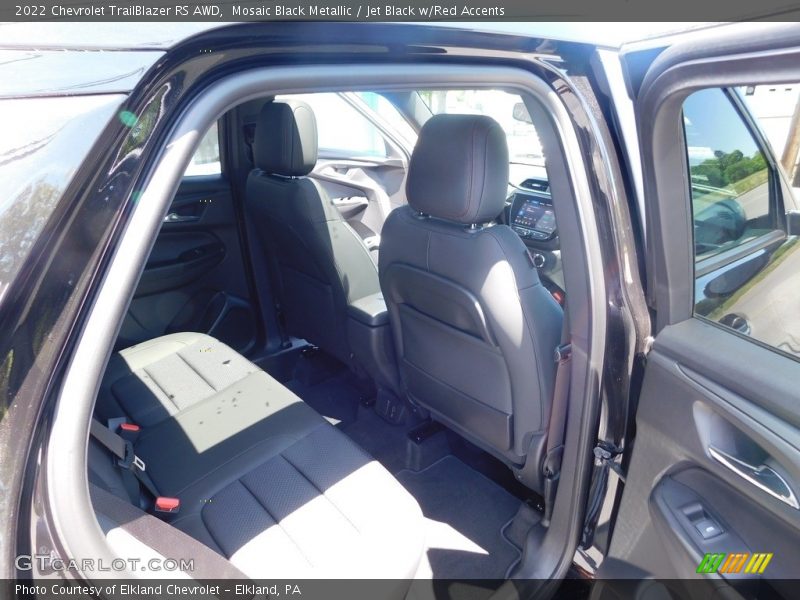 Mosaic Black Metallic / Jet Black w/Red Accents 2022 Chevrolet TrailBlazer RS AWD