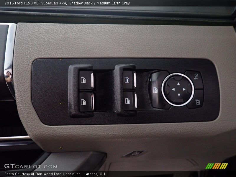 Shadow Black / Medium Earth Gray 2016 Ford F150 XLT SuperCab 4x4