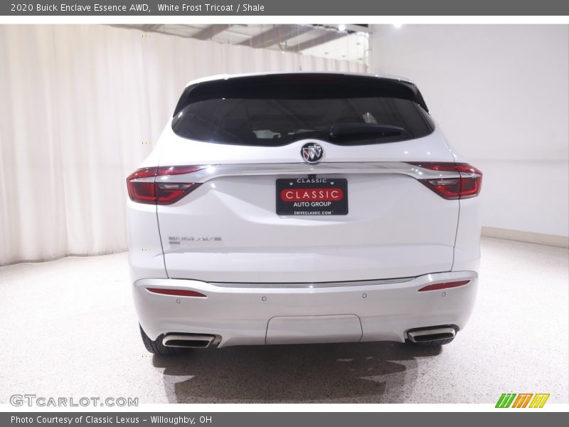 White Frost Tricoat / Shale 2020 Buick Enclave Essence AWD