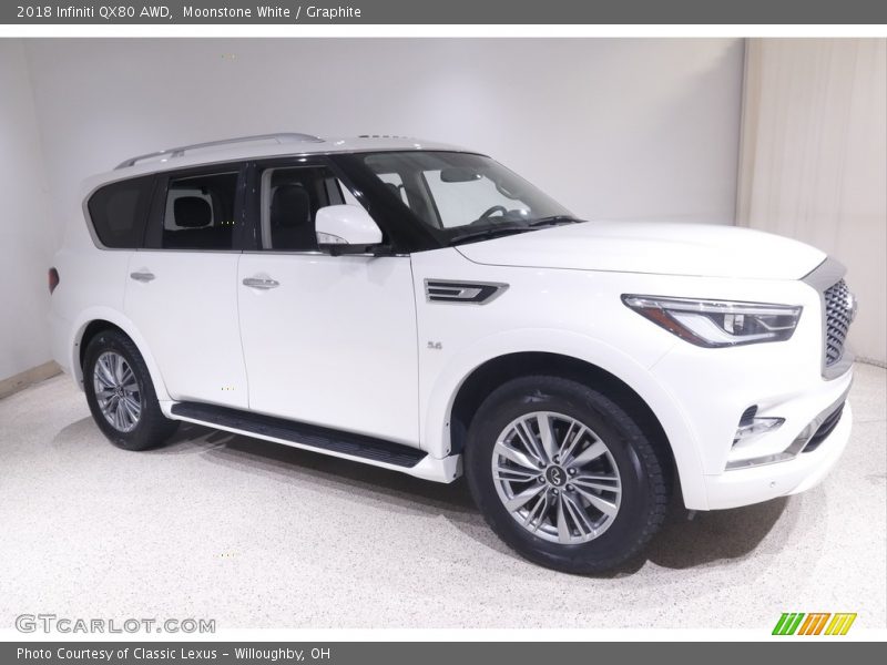  2018 QX80 AWD Moonstone White