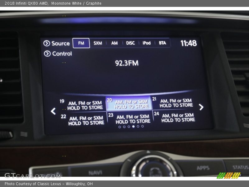 Audio System of 2018 QX80 AWD