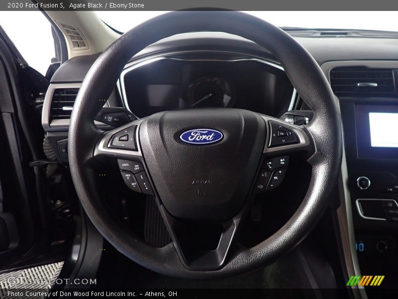 Agate Black / Ebony Stone 2020 Ford Fusion S