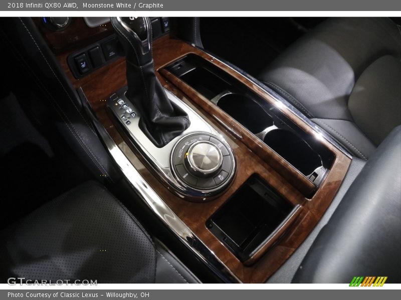 Moonstone White / Graphite 2018 Infiniti QX80 AWD
