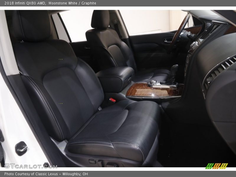 Front Seat of 2018 QX80 AWD