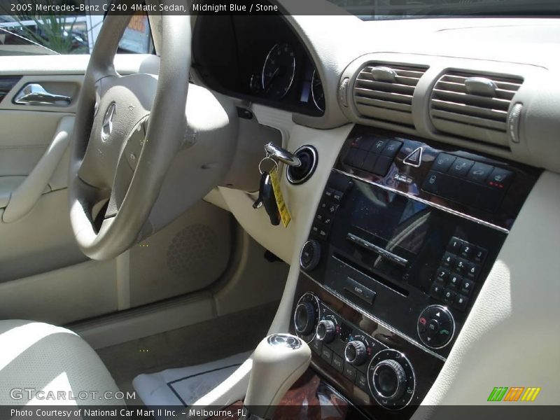 Midnight Blue / Stone 2005 Mercedes-Benz C 240 4Matic Sedan