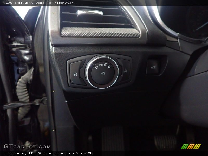 Agate Black / Ebony Stone 2020 Ford Fusion S