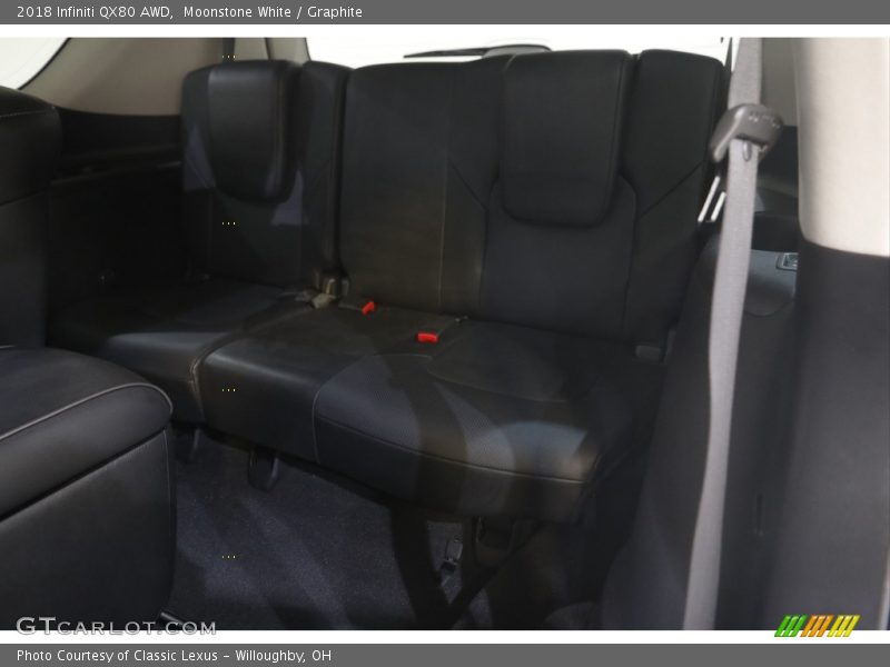 Moonstone White / Graphite 2018 Infiniti QX80 AWD