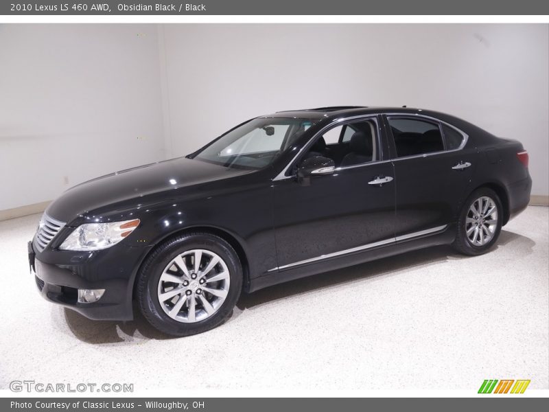 Obsidian Black / Black 2010 Lexus LS 460 AWD