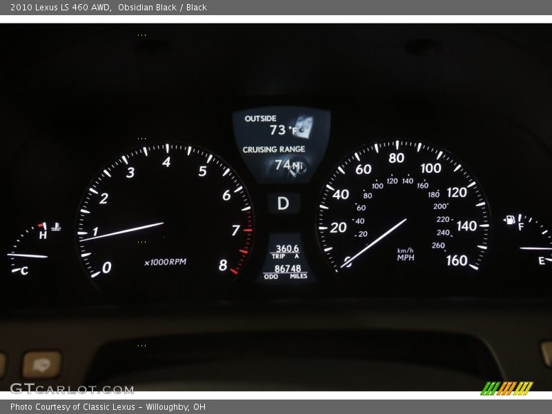 Obsidian Black / Black 2010 Lexus LS 460 AWD