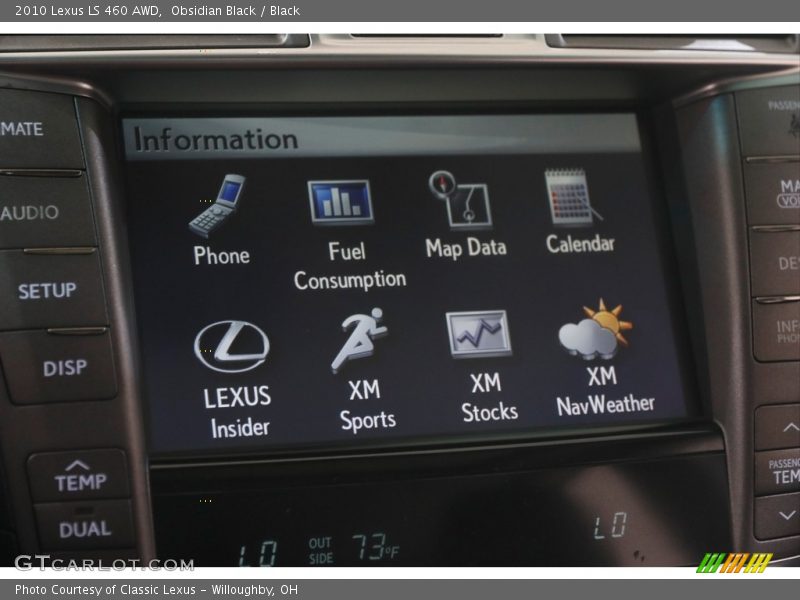 Obsidian Black / Black 2010 Lexus LS 460 AWD