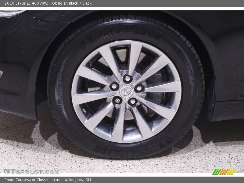 Obsidian Black / Black 2010 Lexus LS 460 AWD