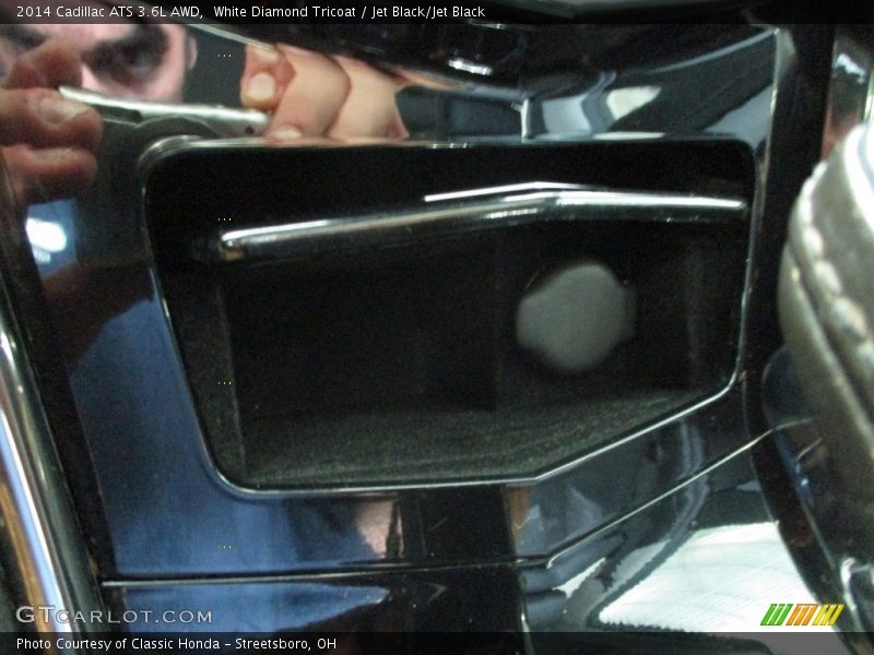White Diamond Tricoat / Jet Black/Jet Black 2014 Cadillac ATS 3.6L AWD