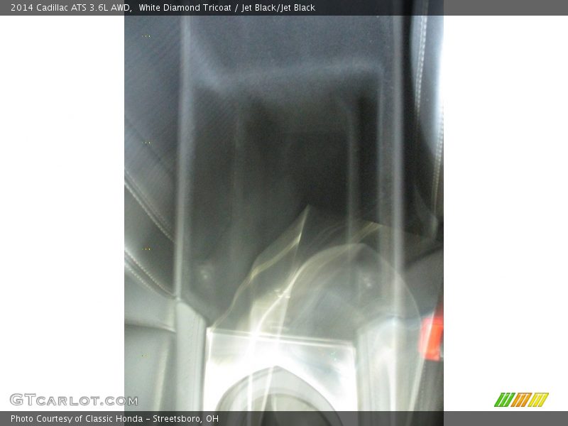 White Diamond Tricoat / Jet Black/Jet Black 2014 Cadillac ATS 3.6L AWD