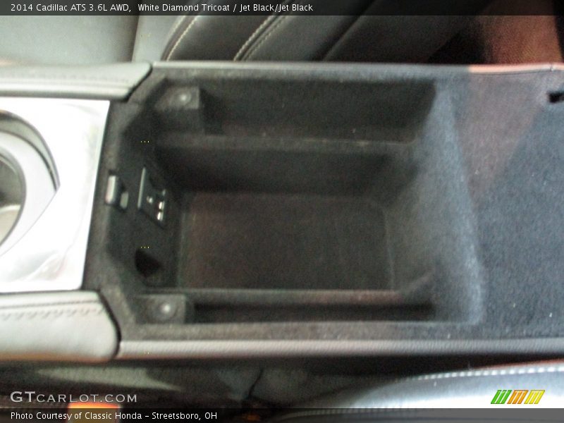 White Diamond Tricoat / Jet Black/Jet Black 2014 Cadillac ATS 3.6L AWD