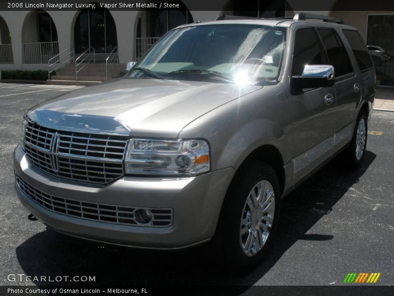 Vapor Silver Metallic / Stone 2008 Lincoln Navigator Luxury