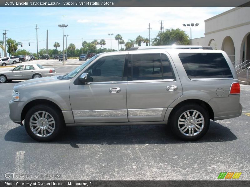 Vapor Silver Metallic / Stone 2008 Lincoln Navigator Luxury
