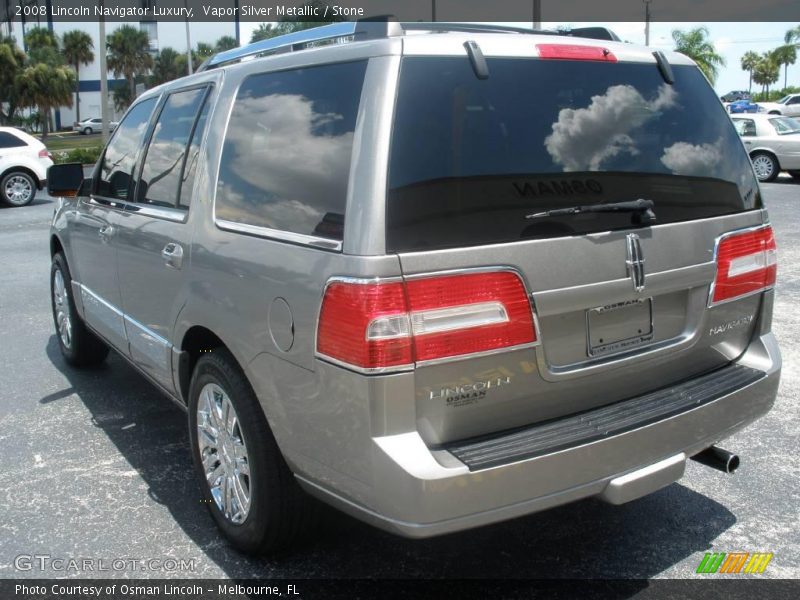 Vapor Silver Metallic / Stone 2008 Lincoln Navigator Luxury