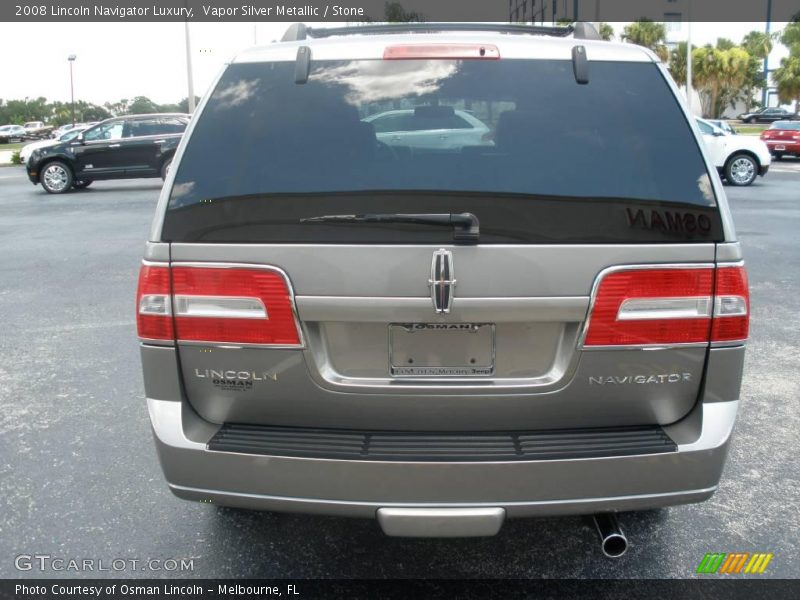 Vapor Silver Metallic / Stone 2008 Lincoln Navigator Luxury