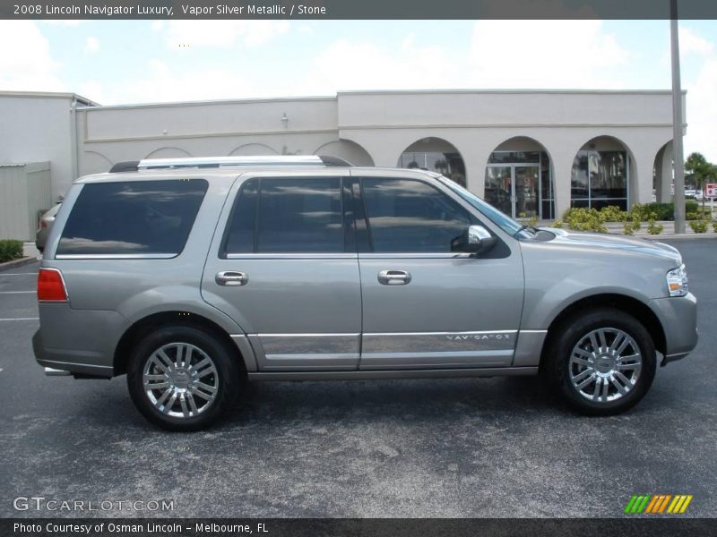 Vapor Silver Metallic / Stone 2008 Lincoln Navigator Luxury