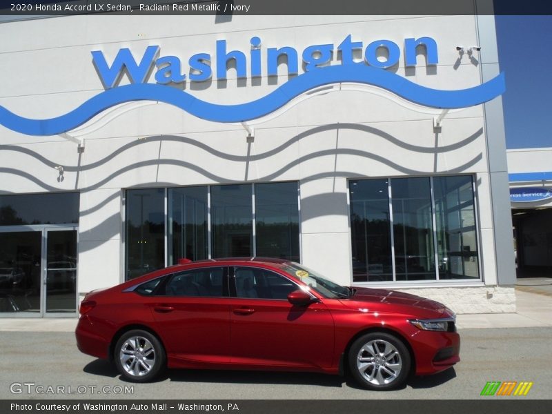 Radiant Red Metallic / Ivory 2020 Honda Accord LX Sedan