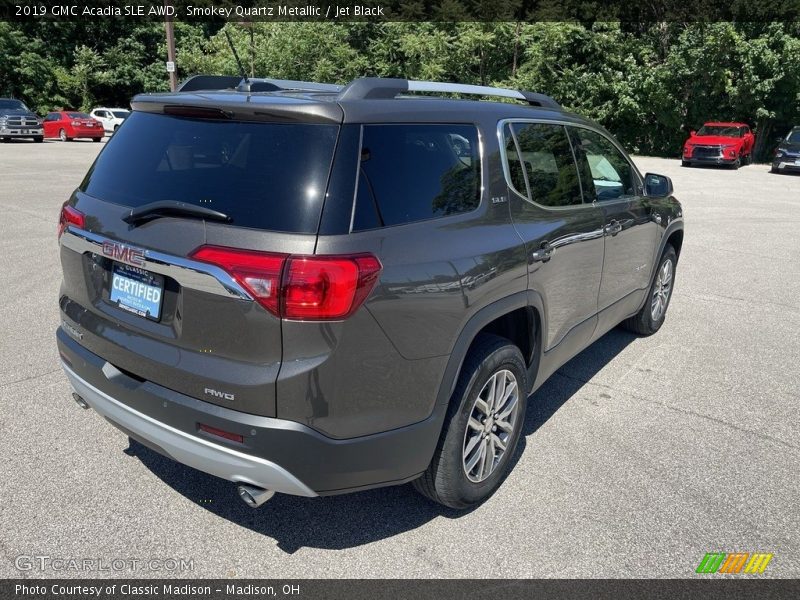 Smokey Quartz Metallic / Jet Black 2019 GMC Acadia SLE AWD
