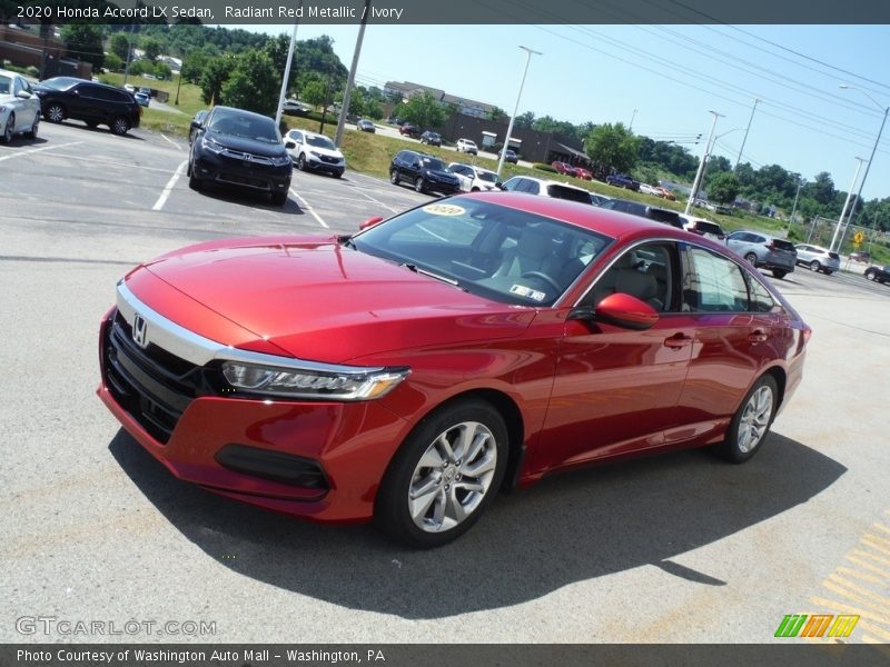 Radiant Red Metallic / Ivory 2020 Honda Accord LX Sedan