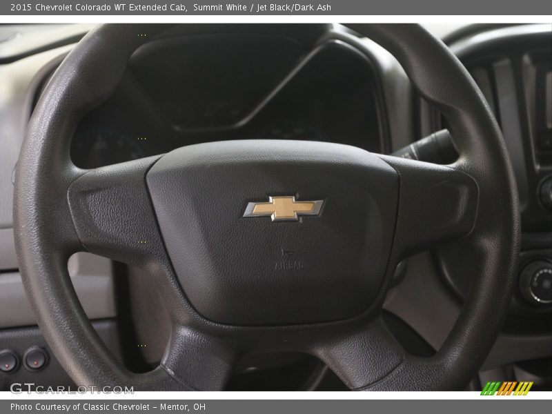 Summit White / Jet Black/Dark Ash 2015 Chevrolet Colorado WT Extended Cab