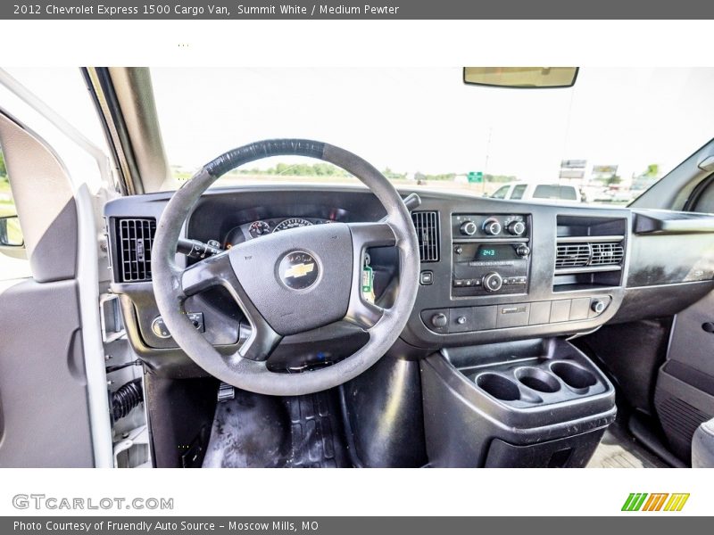 Summit White / Medium Pewter 2012 Chevrolet Express 1500 Cargo Van