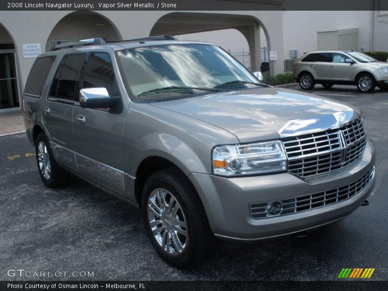 Vapor Silver Metallic / Stone 2008 Lincoln Navigator Luxury