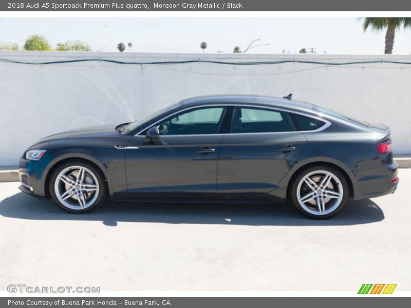 Monsoon Gray Metallic / Black 2018 Audi A5 Sportback Premium Plus quattro