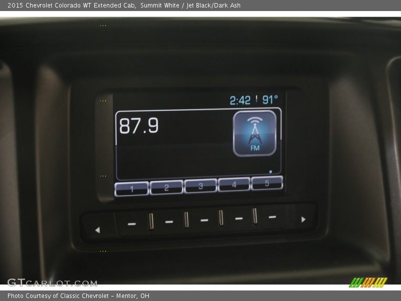 Summit White / Jet Black/Dark Ash 2015 Chevrolet Colorado WT Extended Cab