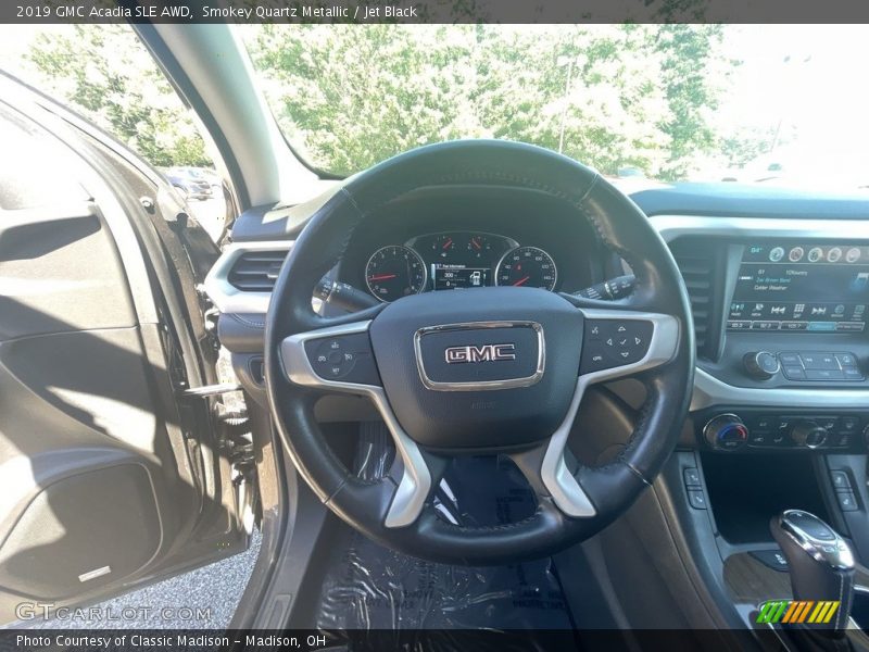 Smokey Quartz Metallic / Jet Black 2019 GMC Acadia SLE AWD