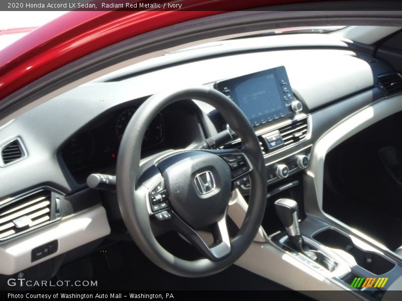 Radiant Red Metallic / Ivory 2020 Honda Accord LX Sedan
